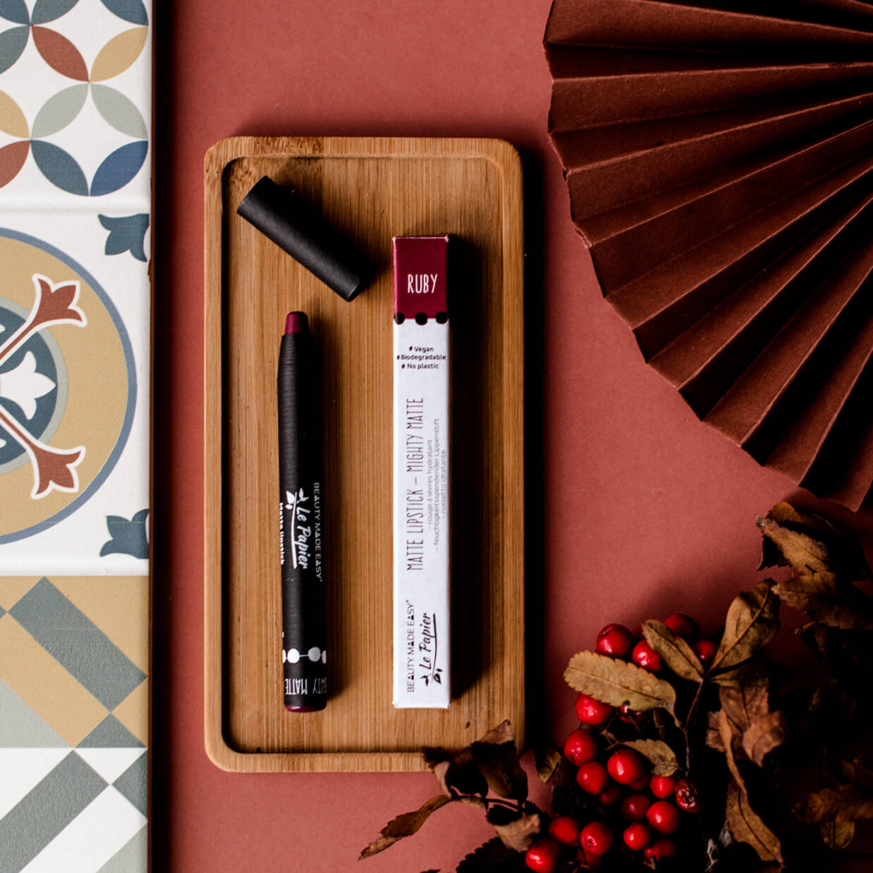 Matte Lipstick - Ruby - Life Before Plastik